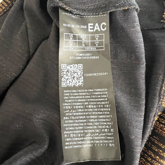 Guess Simmery Striped Long Sleeve Mock Turtleneck - Picture 6 of 6